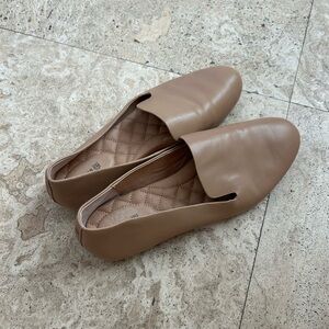 Birdies tan leather loafers